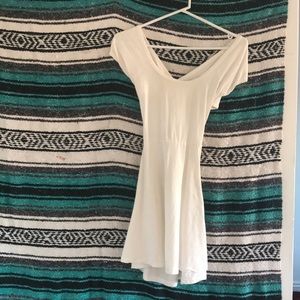Brandy Melville white cross back dress